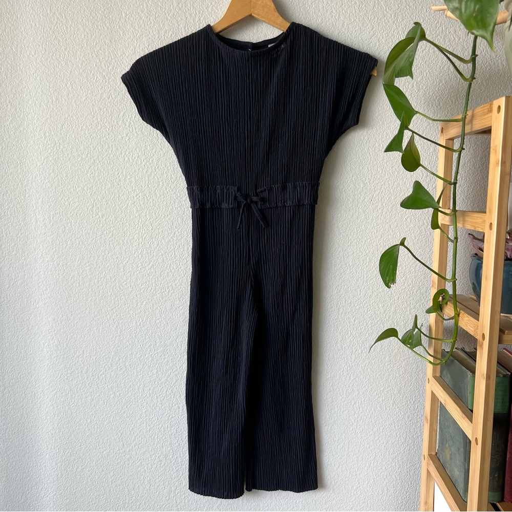 Zara Girls Navy Blue Jumpsuit